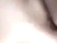 Muslim girl uses a veggie dildo and fingers her pussy