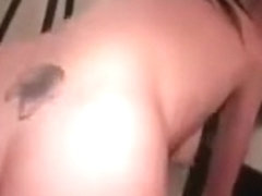 Hot chick riding horny shaft in close-up