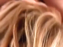 Nasty girls Kat and Courtney take turns shoving a long prick down their throats