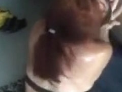 Redhead bitch sucks my BBC and doesn't want to stop