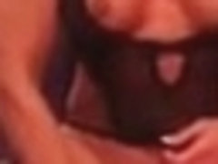 Fit and muscular hoe plays with her cunt