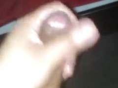 shooting a big fucking load all over my big cock