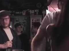 Hot Girl Ass Fucked And Dominated In Bondage By Bartender.