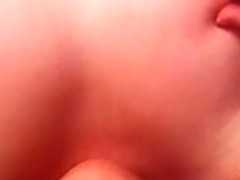 Wife cum on melons and face