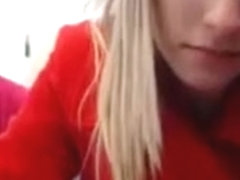 Blonde College Babe Blowjob On Webcam