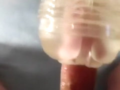 Verbal External Fleshlight Fuck