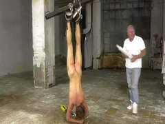 Tied Hung Humiliated Slave