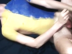 Fresh straight college teens get gay part3