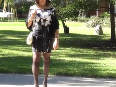 Fascination in Black Hose