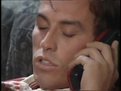 Brunette giving a blowjob