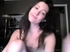 milena flashing webcam