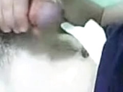 He cums on webcam