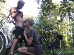 Blowjob In the Forest After A Bike Ride