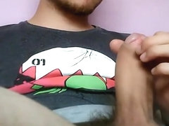 Shy Romanian Guy Masturbating On Cam