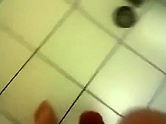 #32 Public Restroom Baby Oil Wanking & CAUGHT!