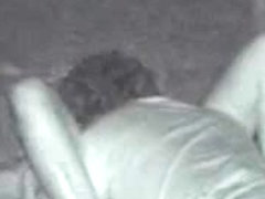 couple fuck outside -spycam