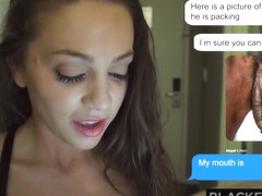 BLACKEDRAW Abigail Mac's Husband Sets Her Up With Biggest BBC In The World