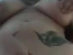 Tattooed Chick Teases Pussy