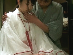 Hottest Japanese whore Chika Arimura, Hitomi Hoshino in Horny small tits, couple JAV movie