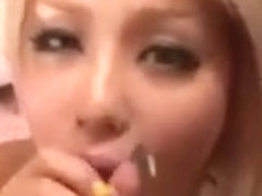 Blond in White Dress great BJ